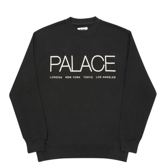 PALACE Other - Palace Skateboards Globaller World Tour Terry Cotton Crewneck Sweatshirt